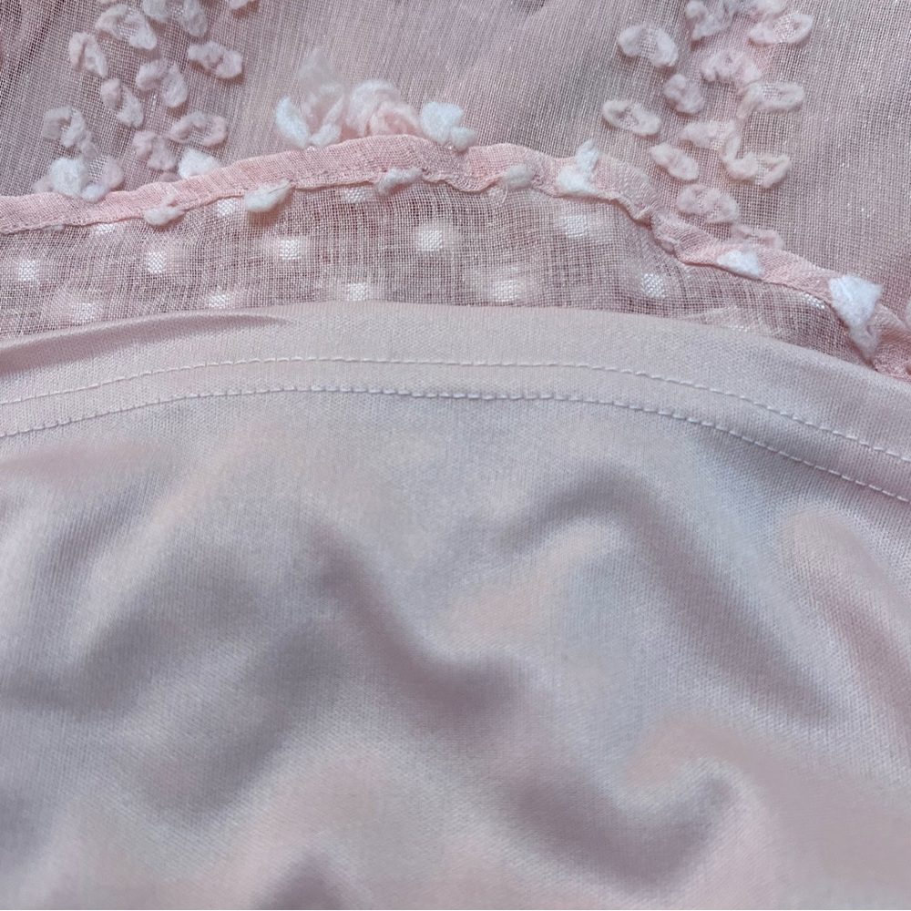 Pink Lily Women’s Textured Ruffle Adjustable Straps Mini Dress. Medium. NWOT - Picture 12 of 14